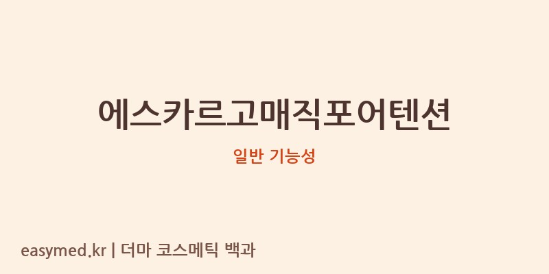 에스카르고매직포어텐션 기능성 화장품 (일반 기능성)