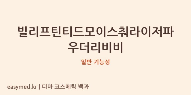빌리프틴티드모이스춰라이저파우더리비비 기능성 화장품 (일반 기능성)